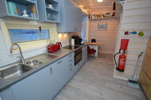 設施, Ekker Island Arctic Lodge in 瓦德瑟