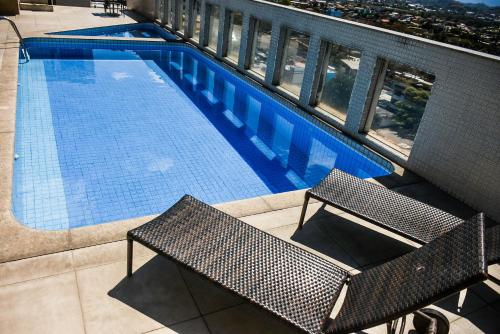 Swimming pool, Mont Blanc Apart Hotel Nova Iguacu in Nova Iguaçu