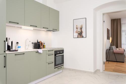 Konyha, Limehome Vienna Karajangasse in 20. kerület - Brigittenau
