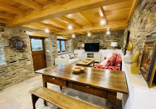 Közös társalgó / TV, Casa Neto Goje in San Tirso De Abres