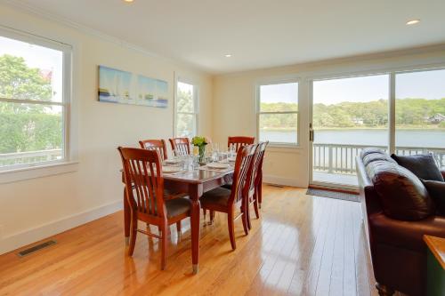 Beautiful Bourne Home Rental with Waterfront Deck!