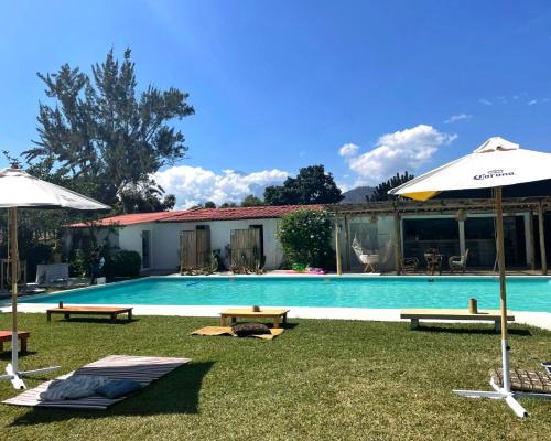 餐廳, T科恩T飯店 (Hotel T KON T ) in 安地瓜