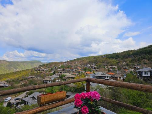 Панорама хаус Лещен и еко къщи Дървена и Землянка