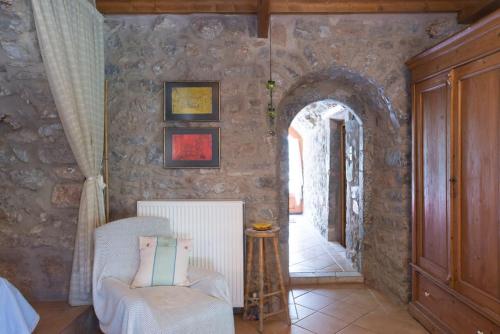 Traditional stone build private studio