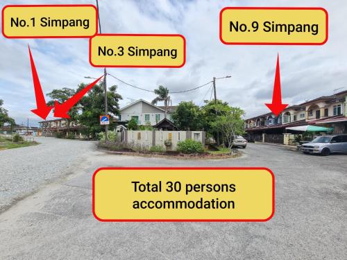 Air-home M1 Simpang near Aulong Econsave, 4BR, 10pax, Netflix