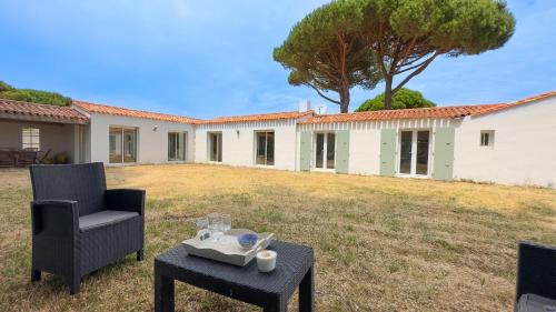 Maison de vacances avec jardin arboré proche plage
