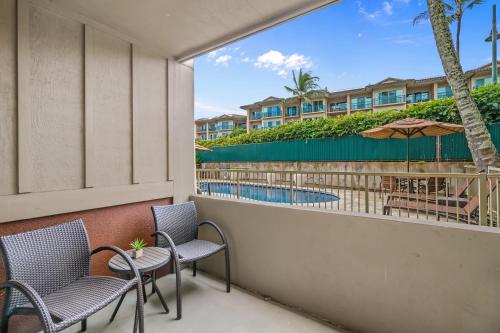 2Br Kauai Kailani Condo, Pool, walk to Ocean & Shops, AC KK117