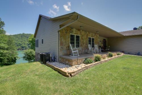 Lakefront LaFollette Home with Private Boat Slip!