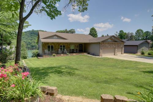 Lakefront LaFollette Home with Private Boat Slip!