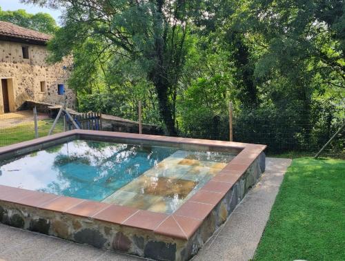 Úszómedence, Mas Violella allotjament rural in Sant Joan Les Fonts