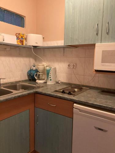 virtuve, Muskátli Apartman (Muskatli Apartman) in Balatonakali