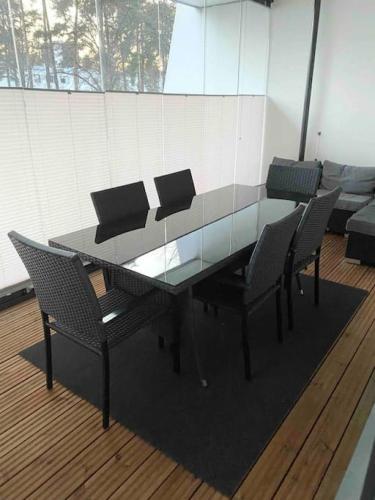 Balcony/terrace, VUOSAARI-2 Pure luxury for 100 m2 in Vuosaari in Porslax