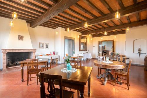 Sala de estar / sala de TV, Podere La Quercia in São Gimignano