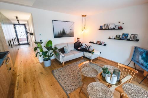 keuken, Apartmán Místo Na Vzduchu (Apartman Misto Na Vzduchu) in Železná Ruda