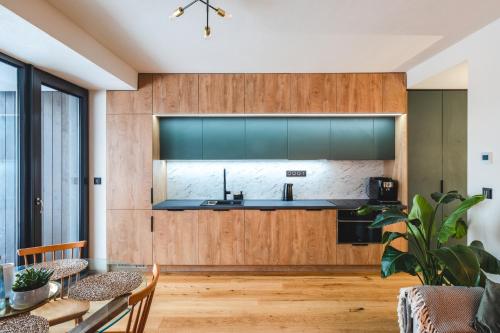 keuken, Apartmán Místo Na Vzduchu (Apartman Misto Na Vzduchu) in Železná Ruda