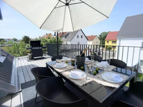 M-Style 04 Apartment mit Balkon und Gasgrill, 24h Self-Check-In, Free Parking, Netflix, Norimberga (foto 8)