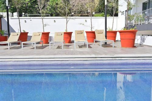 Chapultepec Prime Location: Pool, Rooftop, Parking, Speed WiFi. 01