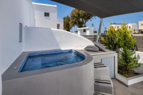 شرفة/ تراس, Potamida Suites in Exo Gonia