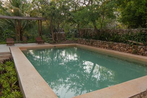 Zwembad, Hacienda Shambalante in Guadalupe