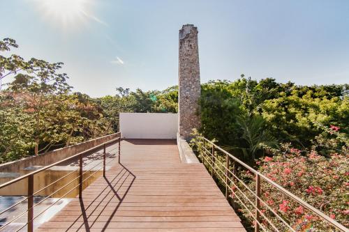 Erkély/terasz, Hacienda Shambalante in Guadalupe