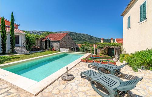 Awesome Home In Kuna Peljeska With 3 Bedrooms, Wifi And Outdoor Swimming Pool - Kuna Pelješka