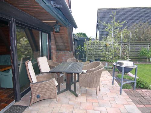 Balcony/terrace, Holiday home in Krusendorf in Schwedeneck