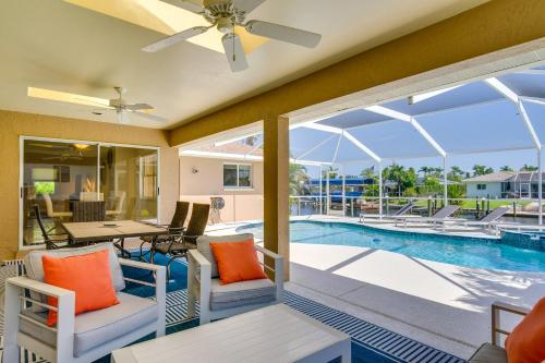 Canal-Front Cape Coral Home Pool, Screened Lanai!