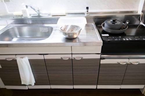 Kitchen, RIVER WEST HIROSHIMA in Hiroshima