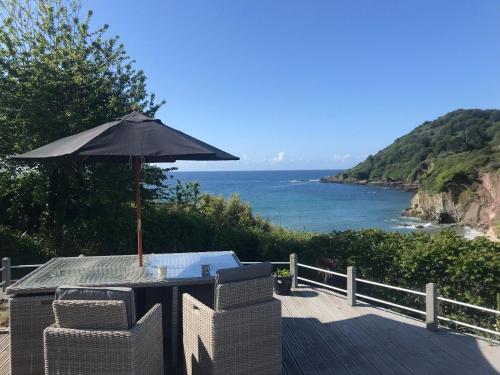 Beach Front House with Stunning Sea Views and Free Use of a Local Indoor Pool - Location saisonnière - Talland