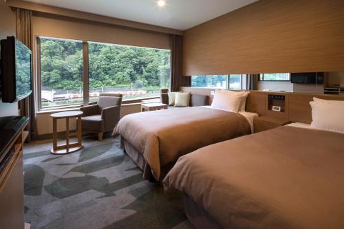 【Rainbow Plaza】Twin Room - Non-Smoking (River side good view)