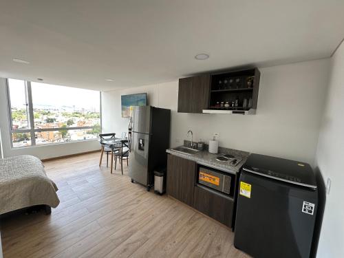 Hermoso Aparatestudio Nuevo con vista al centro de la ciudad