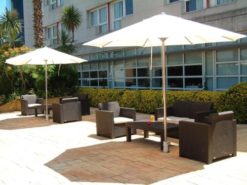 شرفة/ تراس, Hotel Air Penedes in فيلافرنسا ديل بينيديس