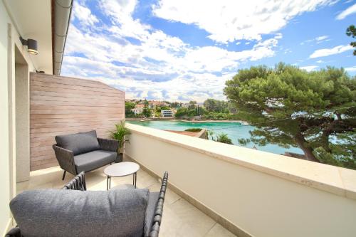 Balcony/terrace, Portella Rooms in Krk Island