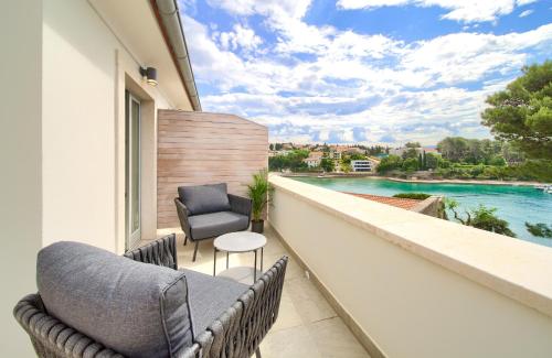 Balcony/terrace, Portella Rooms in Krk Island