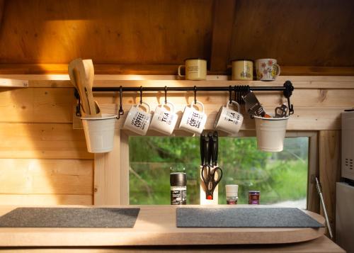 厨房, Glamping Troll House Eco-Cottage, Nuuksio for Nature lovers, Petfriendly in 埃斯波森德