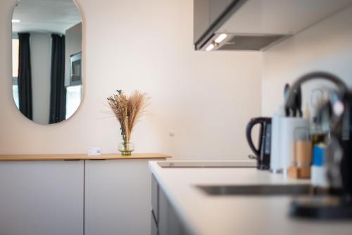 Bếp, BRIGHT Hildesheim Angoulemeplatz in Trung tâm thành phố Hildesheim