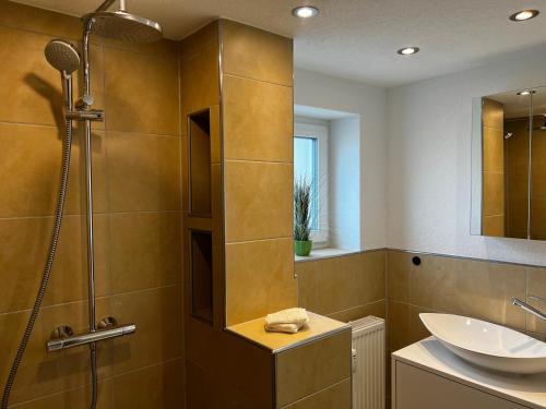 حمام, *moderne Wohnung ANTON in VS mit Küche+Bad (*moderne Wohnung ANTON in VS mit Kuche+Bad) in Villingen-Schwenningen