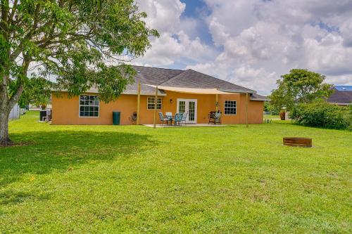 Clewiston Bluegill Home Rental with Fishing Pond!