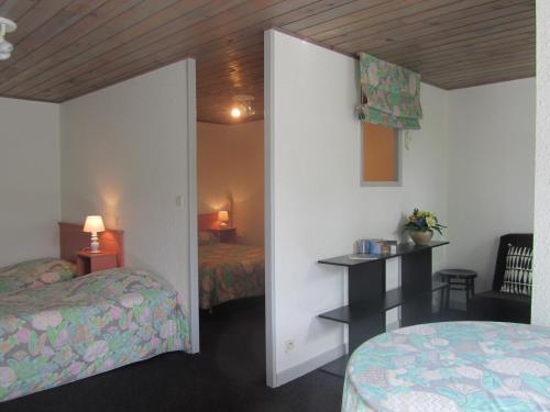 Koplietošanas atpūtas telpa ar TV, Auberge de l'Arzon in Chomelix