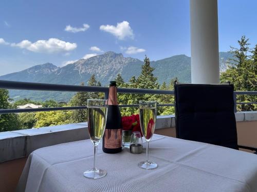 One-Bedroom Apartment with Balcony and Mountain View 