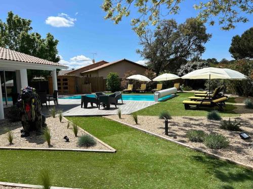 Magnifique villa 5 chambres 4 salles de bains gîte à louer Forêt Domaniale de la Teste