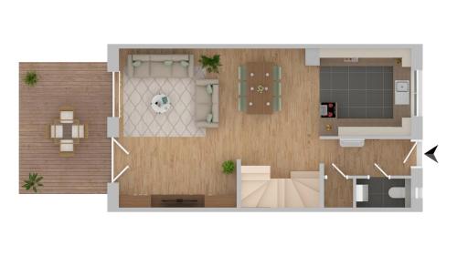 - DESIGN & STYLE - Modern House with terrace & garden