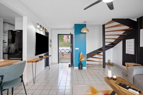 Duplex standing et confort - Baby ready - 2 minutes de la plage Anse Mitan