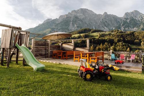 tuin, Obergrundhof in Leogang