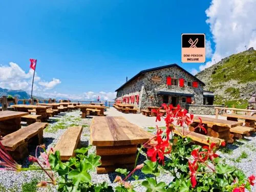 Cabane Bella-Tola in Saint-Luc, Schweiz