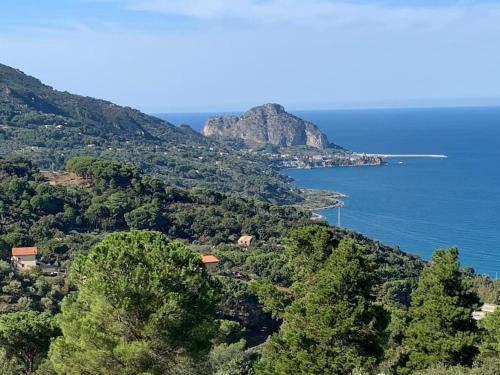 Rocca Cefalù panoramic swimming pool in S.Ambrogio