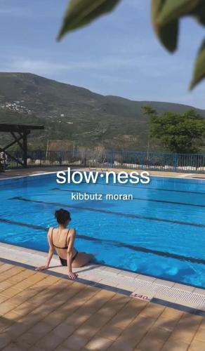 Swimming pool, Slowness - Kibbutz Moran in Moran