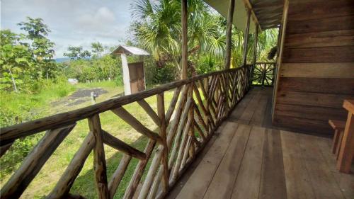 Terraza/balcón, Rainforest Hut in Archidona