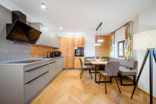 Konyha, Thorbäck Gut - Apartments im Schlosserhaus (Thorback Gut - Apartments im Schlosserhaus) in Oblarn