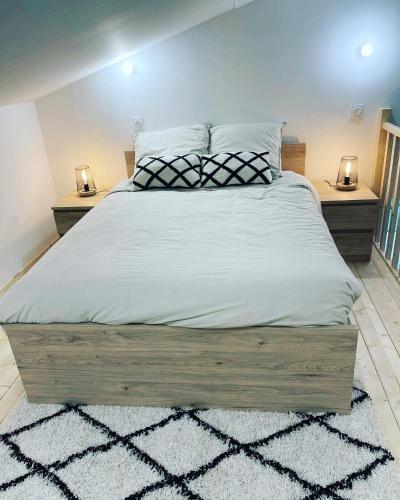 Maison 4 personnes avec grande piscine et jacuzzi in Castillon-la-Bataille